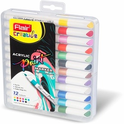 Flair Creative Acrylic Paint Marker 12 Colours